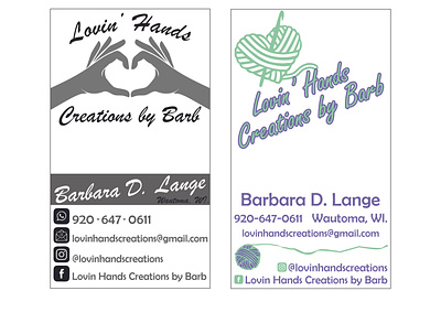 Business Cards/Price Tags advertisment business card crochet design price tag