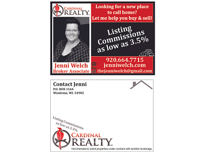 Realty Mailers advertisment design mailer postcard