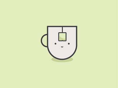 Green tea flat flatdesign green illustration simple clean illustrator tea vector