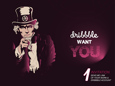 1 Dribbble Invitation 1 dribbble invitation draft dribbble best shot invite invite giveaway