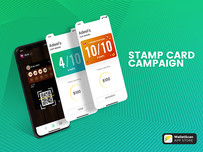 Stamp Card campaign qrcode scanner wallet