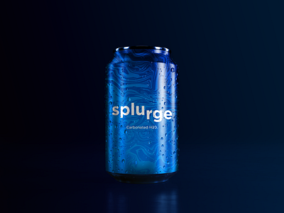 Splurge branding carbonated design dribbleweeklywarmup packaging photoshop weekly warm up