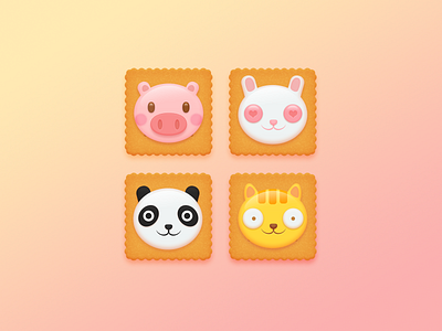 Sweet Biscuit biscuit cute game icon pet sweet ui