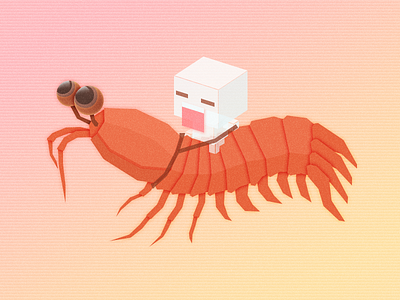 Mantis Shrimp！GO！ boy illustration mantis shrimp ui
