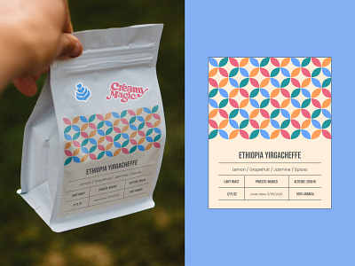 Creamy magic | Coffee packaging design