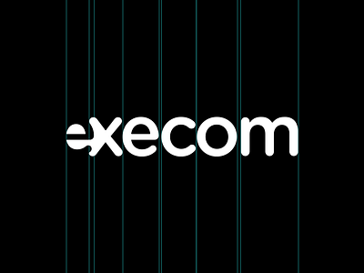execom logo branding identity logo logotype type