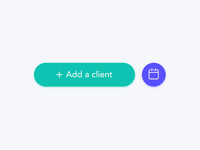Dual Button - Over animated animation button design dual flat ui ux