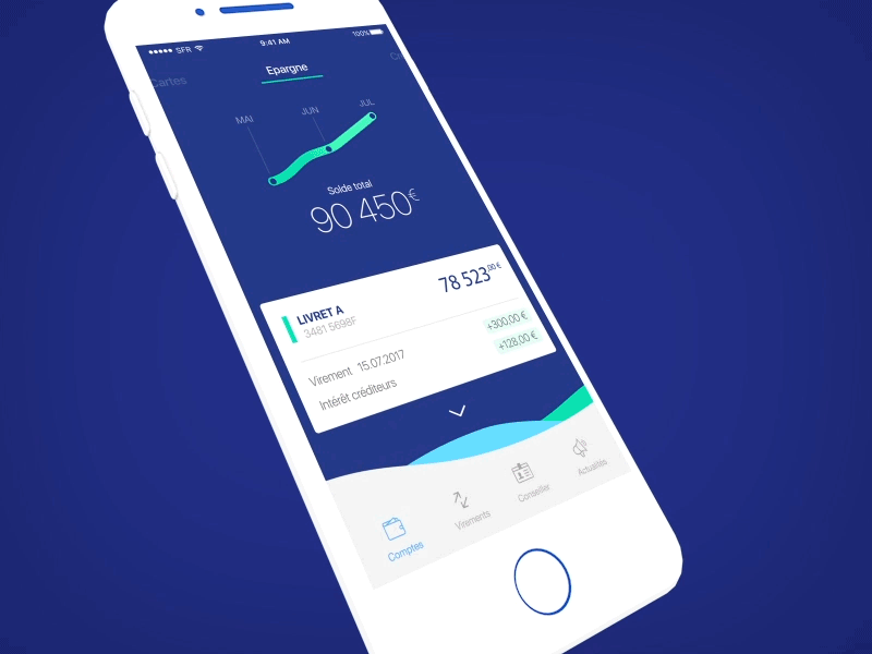 Banking UI App design