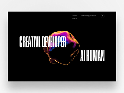 Developer portfolio designers developers figma graphic design herosection portfolio productdesign ui uiux uiuxdesign web web design website