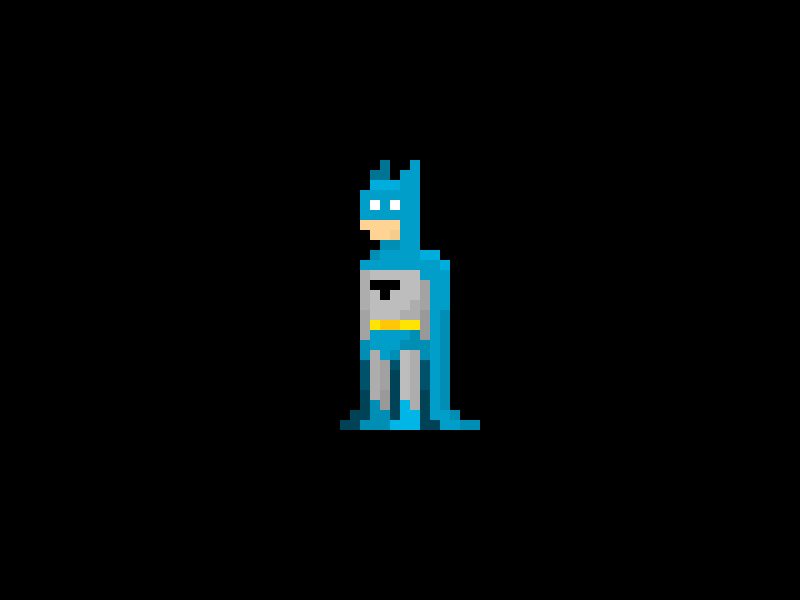 Batman batman pixel art
