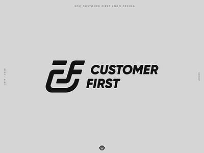 CUSTOMER FIRST logo design brand design brand identity branding customer first logo logo design logo designer logodesign logos logotype yalçın gözüküçük
