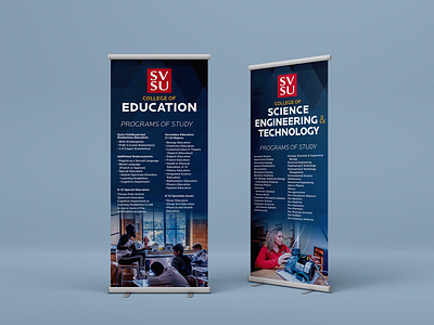 SVSU Admissions Banner Stands