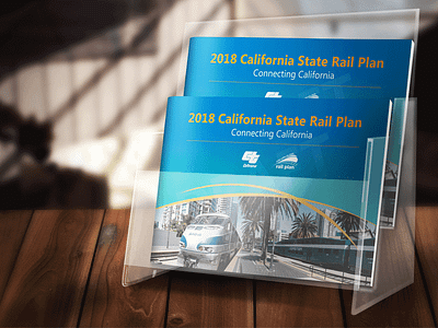 State Rail Plan design freelance graphic design layout print transportation