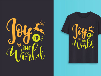 Joy to the World | Christmas Tshirt Design amazon t shirts best t shirt design design etsy t shirts free t shirt design illustration t shirt design maker t shirt design online free unique graphic t shirts