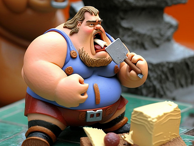 Fat Thor Miniature