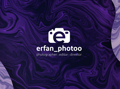 Erfan Photoo Logo branding design illustration khajeh logo sajjad sajjad khajeh ui ux vector تایپوگرافی سجاد سجاد خواجه عرفان عکاسی لوگو لوگو عکاسی