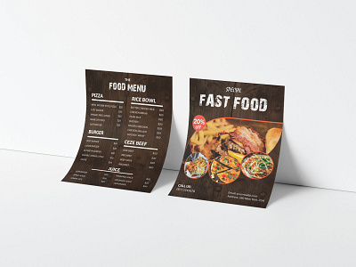 Restaurant Menu Flyer Design branding business menu design flyer flyer design food menu graphic design menu design menu flyer restaurant restaurant flyer restaurantflyer
