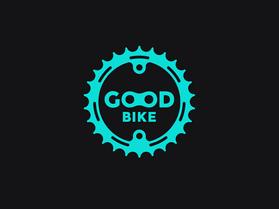 Good bike branding design flat logo typography