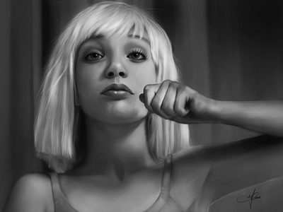 Maddie Ziegler - Digital art done in photoshop