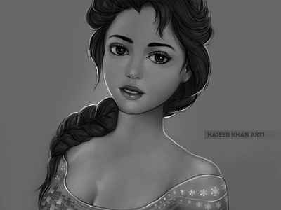 Elsa from Frozen. FanArt in my Style.