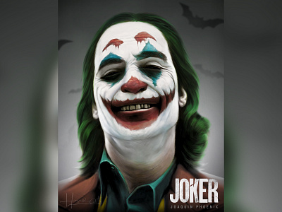 Joker - Joaquin Phoenix art dc digitalart dribbble illustration joaquinphoenix joker jokerbatman photoshop sketch