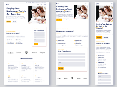 Landing Page - Buenas Bookkeeping Responsive Design