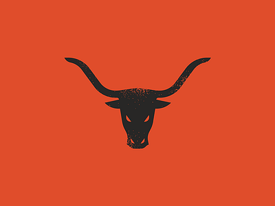 Longhorn Mark dallas design horns icon illustration logo longhorn simple texas vector
