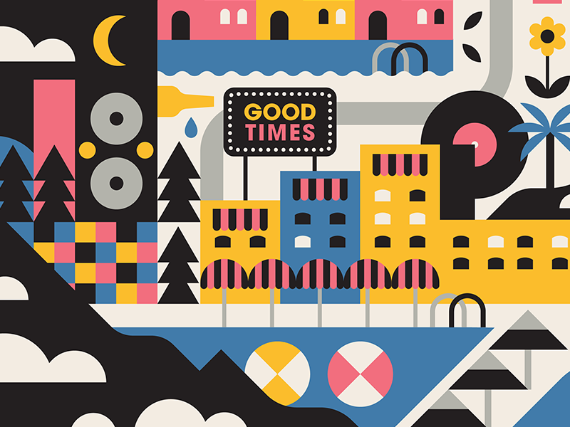 Good Times by Brad Cuzen on Dribbble