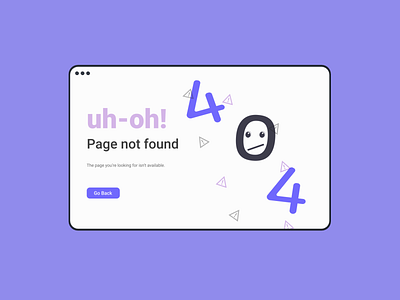 Error Page design ui ux