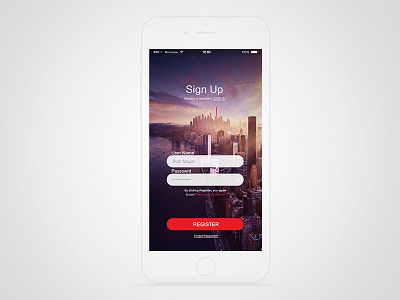 Day 001 - Login Form app daily100 form login ui