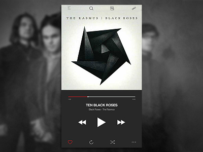 Day 005 - Music Player app artist daily100 login music player song ui ux