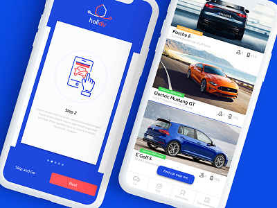 E-cars app adobe xd blue chatbot e cars invision krsdesign log in ui uidesign ux