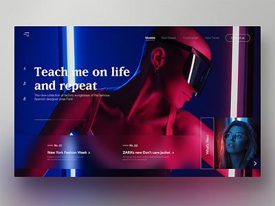 Header exploration adobe xd blue header invision krsdesign ui ux wordpress