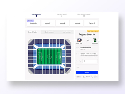 Seat selection for ticketing system