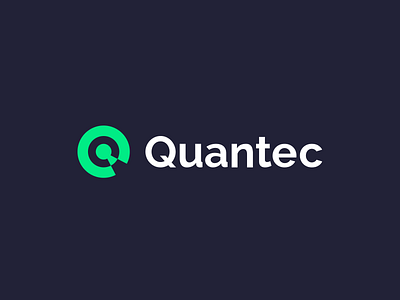 Quantec app brand brand design branding combination mark design fintech lettermark lockup logo logo design logotype mark security