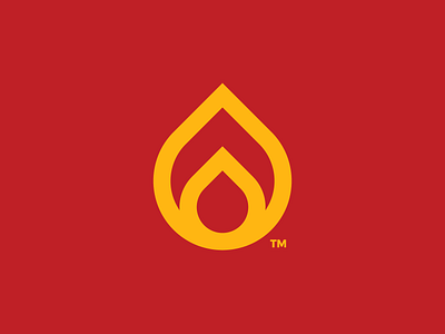 🔥 Fire Service 🔥 | Logomark branding design fire fire service flame geometric geometry icon icon design idustry illustration illustrator logo logo design logo mark lumbria minimal simple vector
