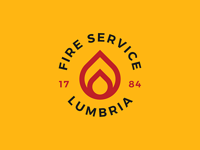 🔥 Fire Service 🔥 | Seal brand branding design fire fire service illustration logo logo design logo mark mark patch seal stamp typography vector visual visual identity