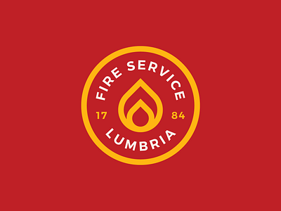 🔥 Fire Service 🔥 | Seal design art branding design fire fire service flame illustration logo logo design logo mark mark minimal patch seals typography vector