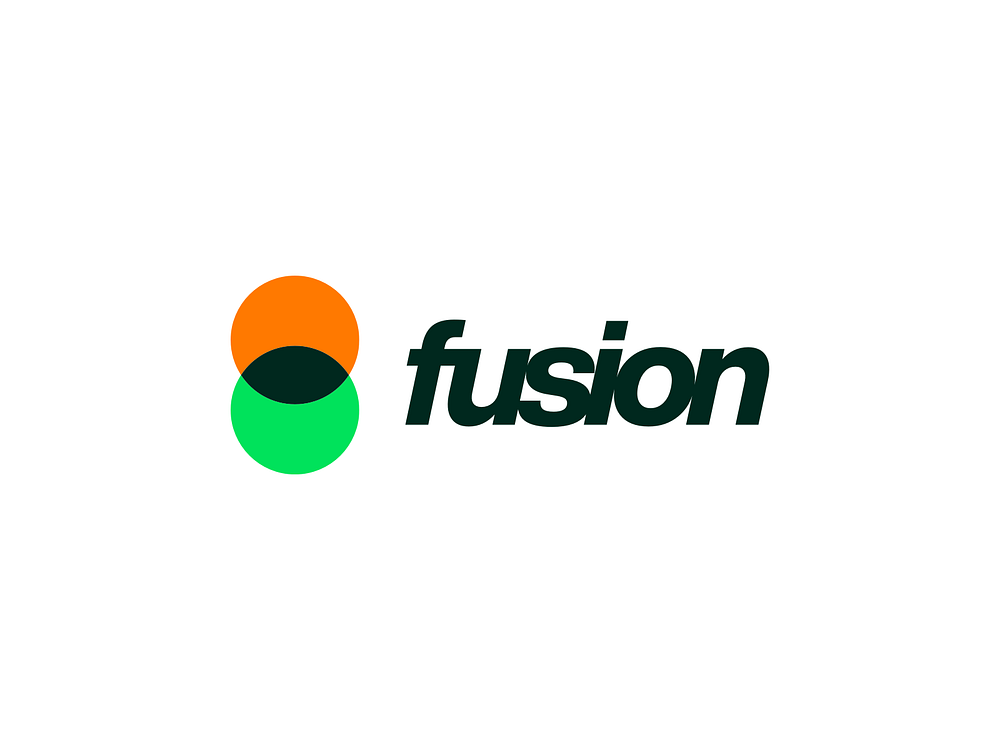 fusion | Logo Design by Đorđe Vukojević on Dribbble