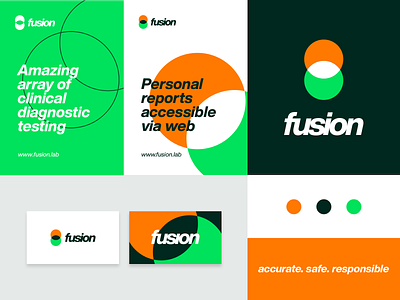 fusion | branding brand brand design brand identity branding color color palette design fusion illustrator laboratory logo logo design logo mark logo marks minimal photoshop poster simple vector visual identity