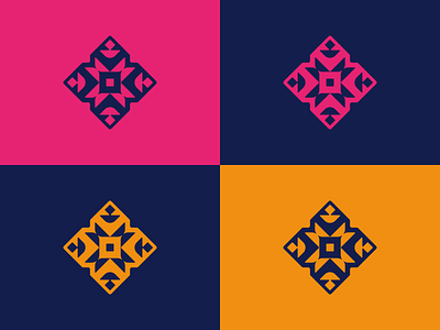 Azul tiles | Pattern brand brand identity branding design illustration logo logo design mark ornament pattern photoshop square tile
