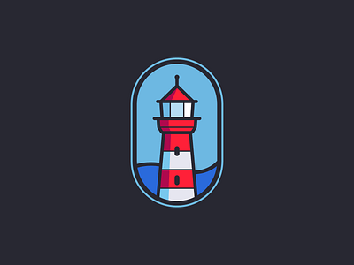 Lighthouse | Logo art branding design illustration illustrator illustrator art logo logo design mark photoshop vector vector art