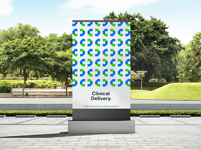 Clinical Delivery | Pattern art brand branding combination mark design illustration lockup logo design logo mark mark photoshop seal typography vector visual identity