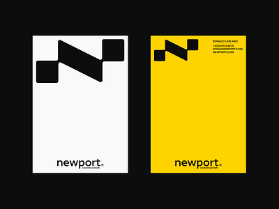 Newport Construction | Business card v1