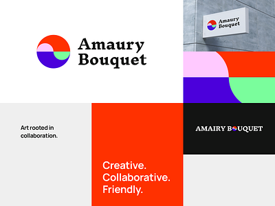 Amaury Bouquet | Logo art brand brand design brand identity branding combination mark design illustration logo logo design logo mark logodesign logotype mark photoshop vector visual identity