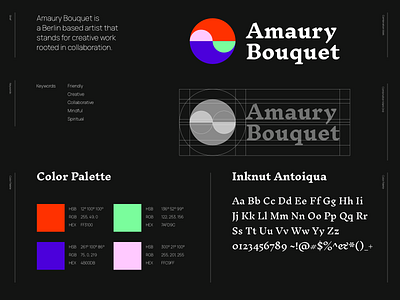 Amaury Bouquet | Logo art brand branding design illustration logo logo design logo mark logotype mark photoshop vector visual identity