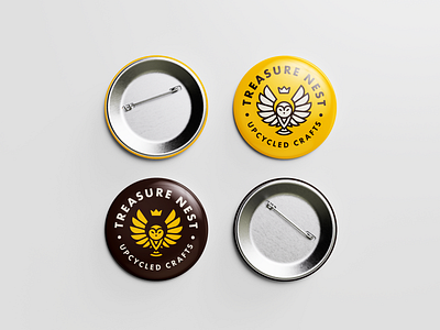 Treasure Nest | Badge art brand branding combination mark design illustration lockup logo design logo mark mark photoshop seal typography vector visual identity