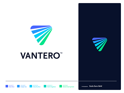 Vantero | Visual identity art brand branding combination mark design illustration lockup logo design logo mark mark photoshop seal typography vector visual identity