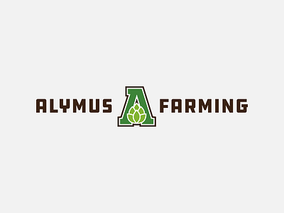 Alymus Farming | Lockup art brand branding combination mark design illustration lockup logo design logo mark mark photoshop seal typography vector visual identity