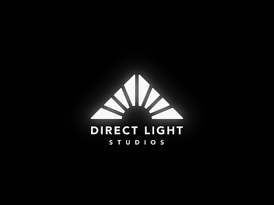 Direct Light Studio | Logo v2 art brand branding combination mark design illustration lockup logo design logo mark mark photoshop seal typography vector visual identity